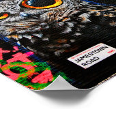 Graffiti Street Art Camden Town London Poster (Hoek)