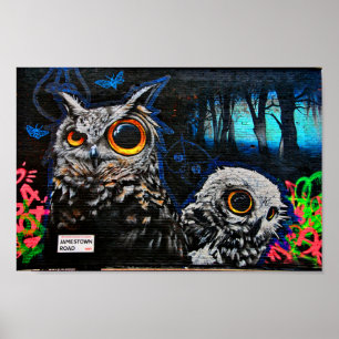 Graffiti Street Art Camden Town London Poster