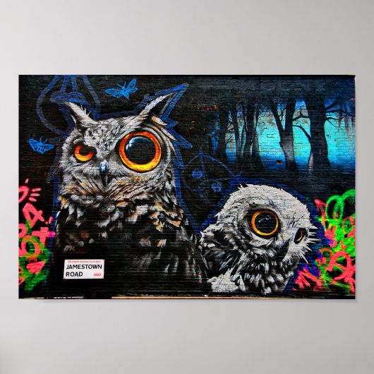 Graffiti Street Art Camden Town London Poster (Voorkant)