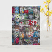 Graffiti & Street Art Card Kaart (Gele Bloem)