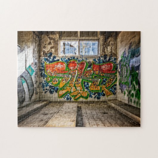 Graffiti Street Art Colorful Legpuzzel (Horizontaal)