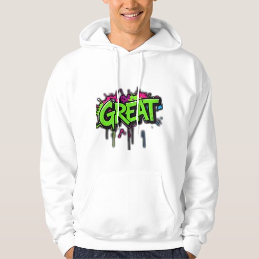 Graffiti Street Art Hoodie (Voorkant)