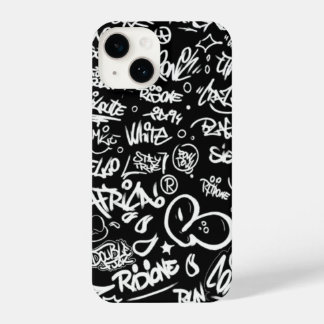Graffiti street art iPhone 14 Slim Fit Hoesje, Gla Hoesje