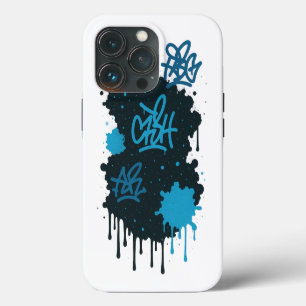 Graffiti Street Art - iPhone Splash Bleu & N Case-Mate iPhone Case