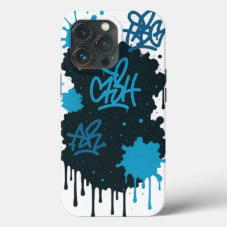 Graffiti Street Art - iPhone Splash Bleu & N Case-Mate iPhone Case