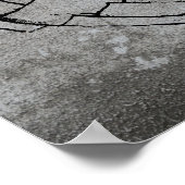 Graffiti Street Art Light-Heart rode ballon Poster (Hoek)