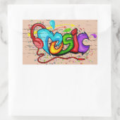 Graffiti Street Art Muziek Stickers (Tas)