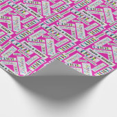 Graffiti Street Art Pattern Helemaal Cool Verjaard Cadeaupapier (Hoek)