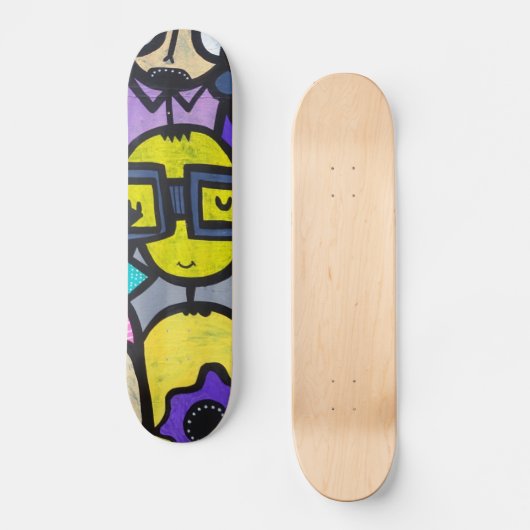Graffiti Street Art Persoonlijk Skateboard (Voorkant)