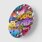 Graffiti Street Art Ronde Klok (Hoek)