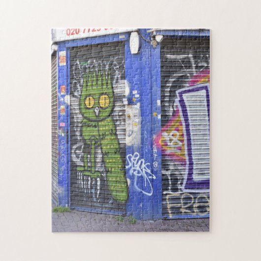 Graffiti Street Art Shoreditch Hackney London Vere Legpuzzel (Verticaal)