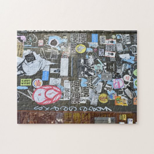 Graffiti Street Art Shoreditch Hackney London Vere Legpuzzel (Horizontaal)