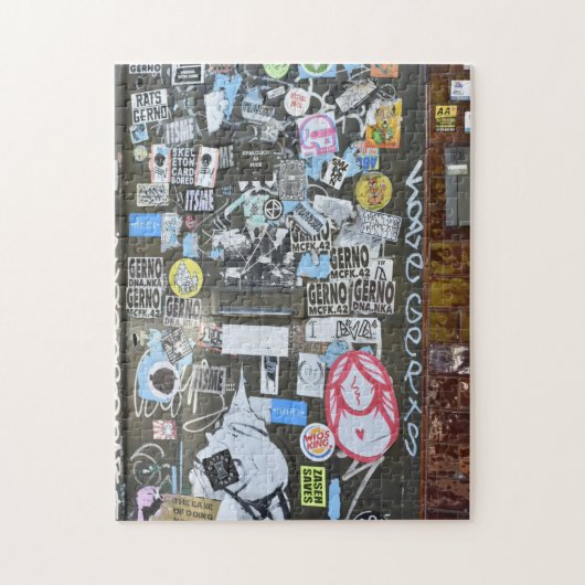 Graffiti Street Art Shoreditch Hackney London Vere Legpuzzel (Verticaal)