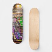 Graffiti Street Art Verlaten bouwskateboard Persoonlijk Skateboard (Voorkant)