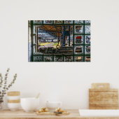 Graffiti Street Art Verlaten Poster fabriek (Keuken)