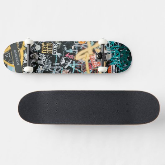 Graffiti Street Skateboard met naam (Horizontaal)