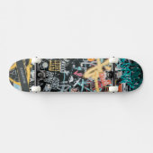 Graffiti Street Skateboard met naam (Horizontaal)
