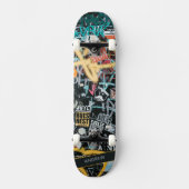 Graffiti Street Skateboard met naam (Voorkant)