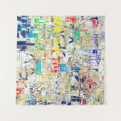 Graffiti street wall. Grunge wallart,street,backgr Wandkleed (Voorkant (horizontaal))