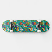 Graffiti strip met heldere elementen Skateboard (Horizontaal)