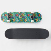 Graffiti strip met heldere elementen Skateboard (Horizontaal)