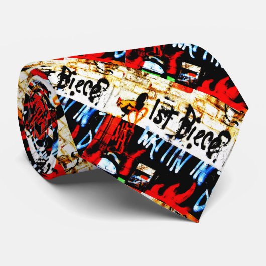 Graffiti Stropdas (Opgerold)