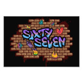 Graffiti Style 67 Poster (Voorkant)