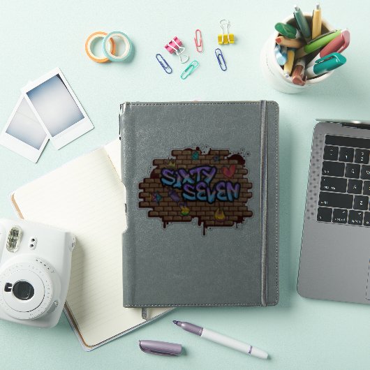 Graffiti Style 67 Sticker (iPad Cover)