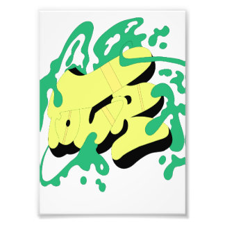 Graffiti Style Digital Art Poster – Urban Wall Dec