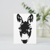 Graffiti Style Donkey of Mule Street Art Tekening Briefkaart (Staand voorkant)