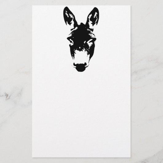 Graffiti Style Donkey of Mule Street Art Tekening Briefpapier (Voorkant)