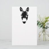 Graffiti Style Donkey of Mule Street Art Tekening Briefpapier (Staand voorkant)