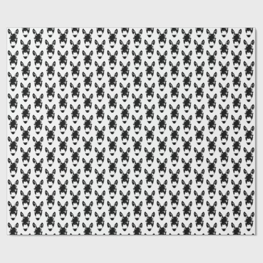 Graffiti Style Donkey of Mule Street Art Tekening Cadeaupapier (Vlak)