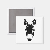 Graffiti Style Donkey of Mule Street Art Tekening Magneet (Voorkant / Achterkant)