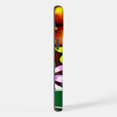 Graffiti Style Flowers & Ladybug Personalized iPhone Hoesje (Rechterkant)