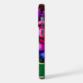 Graffiti Style Flowers & Ladybug Personalized iPhone Hoesje (Linkerkant)