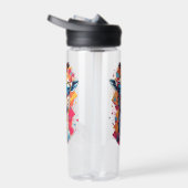 Graffiti Style Giraffe Portrait-58567 Waterfles (Rechts)