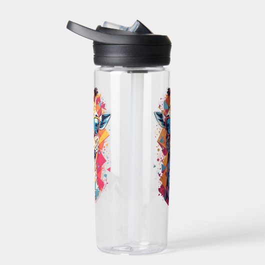 Graffiti Style Giraffe Portrait-58567 Waterfles (Rechts)