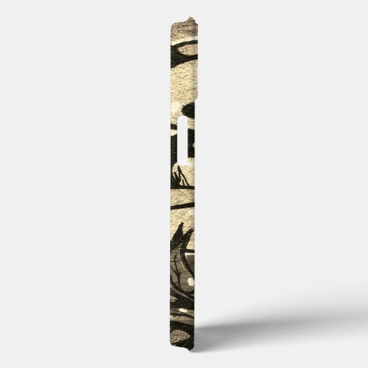 Graffiti Style Hoesje-Mate iPhone Case (Achterkant / Rechts)