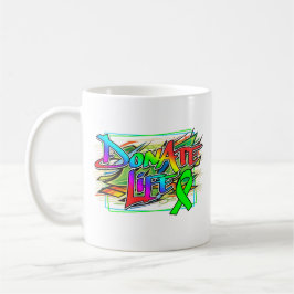 Graffiti Style Organ Donatie Bewustheid Koffiemok