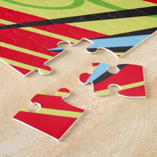 Graffiti Style Organ Donatie Bewustheid Legpuzzel (Zijkant)