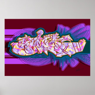 Graffiti-Style SICK Poster