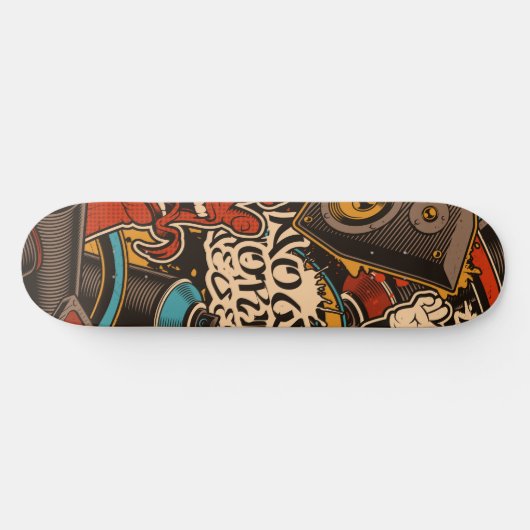 Graffiti Style Skateboard | Graffiti Skateboard De (Horizontaal)