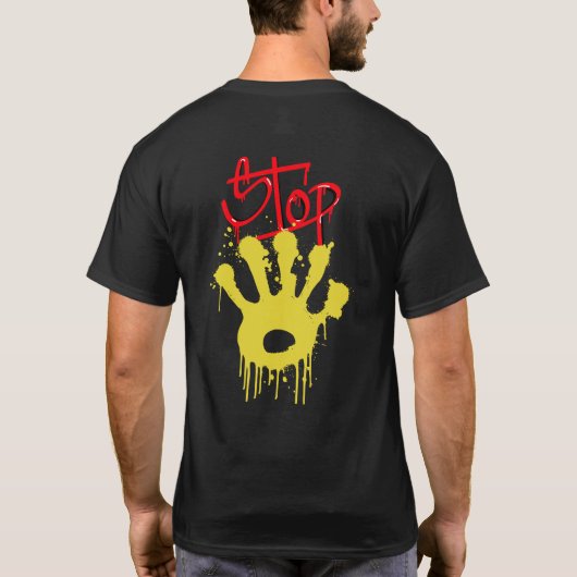 Graffiti Style Street Art Classic T-shirt (Achterkant)
