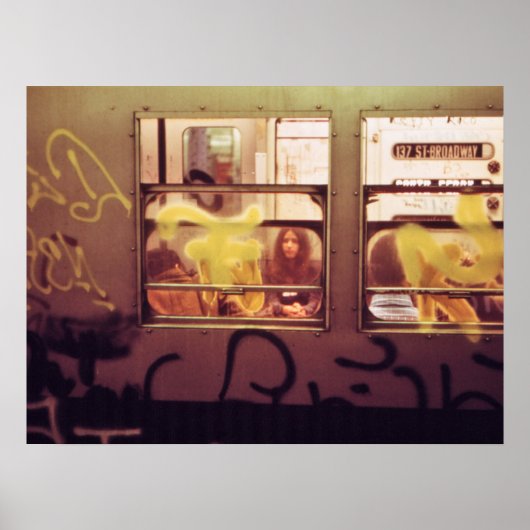 Graffiti Subway Car, 1972 Poster (Voorkant)