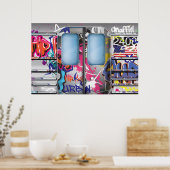 Graffiti Subway Train Poster (Keuken)