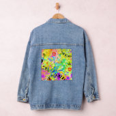 Graffiti Summer Abstract 2 Denim Jacket (Hangar)