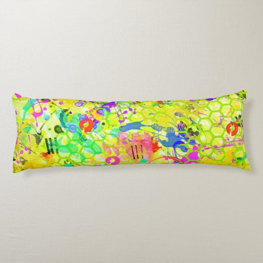 Graffiti Summer Lichaamskussen (Achterkant)