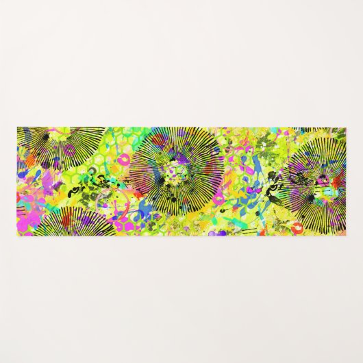 Graffiti Summer Yogamat (Voorkant (horizontaal))