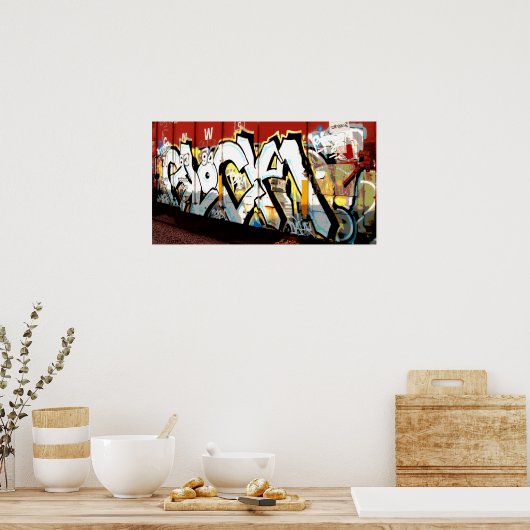 GRAFFITI TAGGGING POSTER (Keuken)